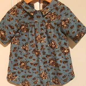 12-24m FITH dress MAY xs floral button back